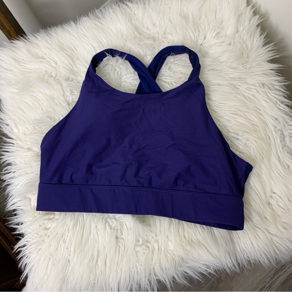 Fabletics Women's Purple Sports Bra Size L